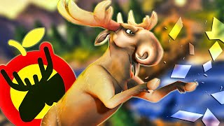 Moose Around - ЛОСЬ СПАСАЕТ ГОРОДОК ОТ ПЬЯНСТВА - Игра - Прохождение