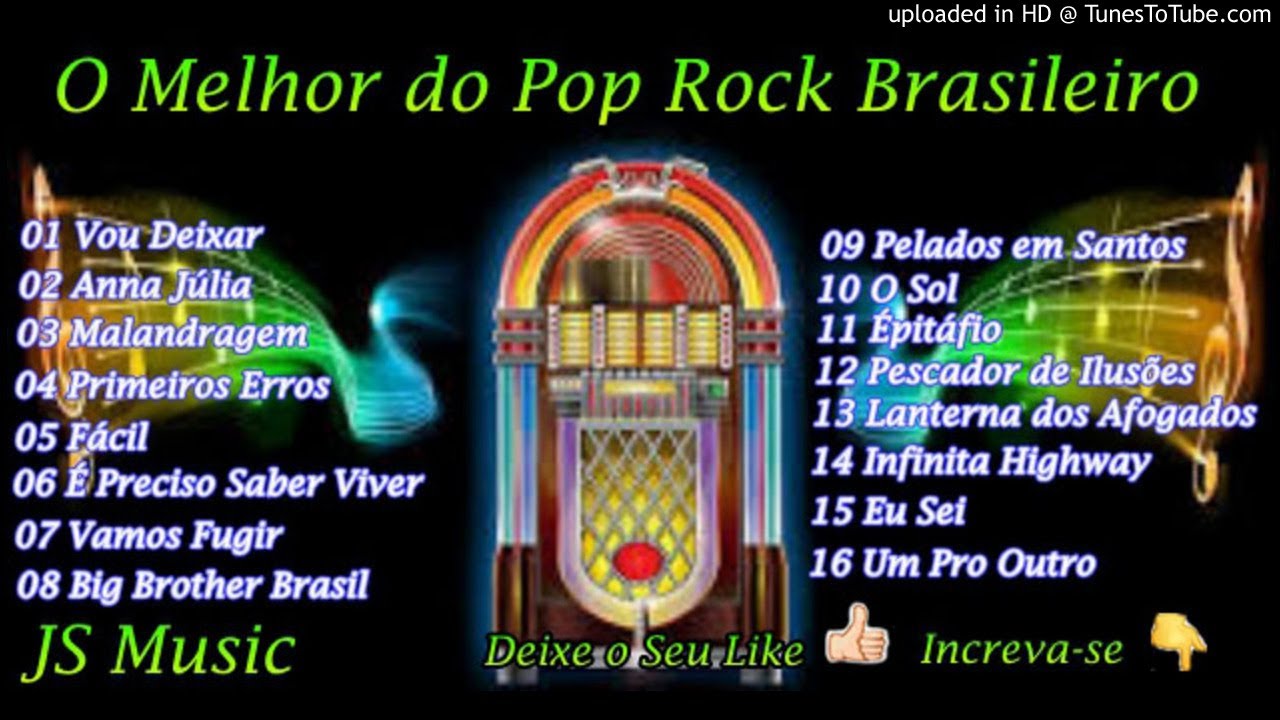 O MELHOR DO POP ROCK BRASILEIRO - YouTube