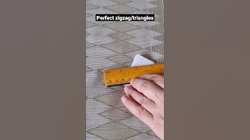 how to cut perfect zigzag/triangles #hacks #tips #tricks #shorts#youtubeshorts