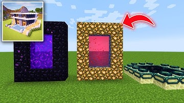 HOW to Make a Portal to NETHER, HEAVEN and END in CRAFT WORLD