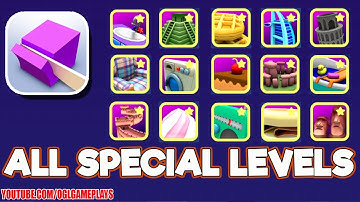 ASMR Slicing Gameplay - All Premium Special Levels (Android,iOS) Max Level #88