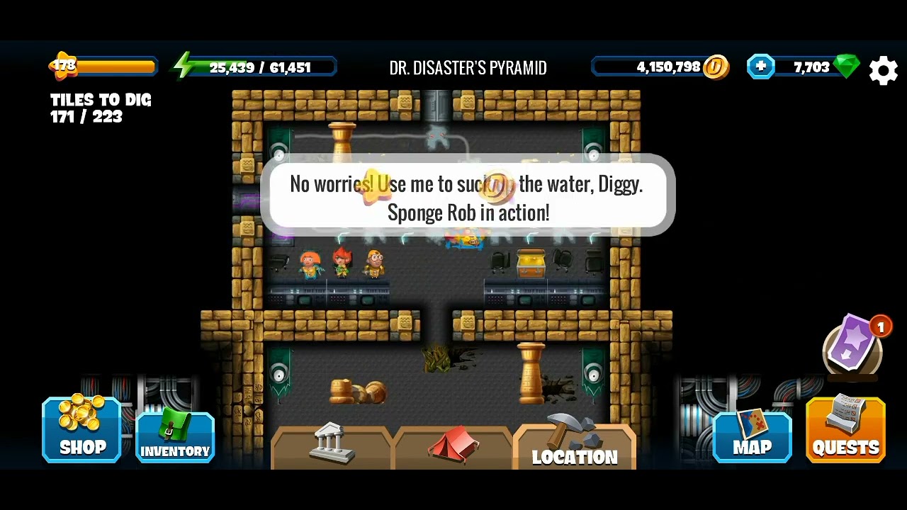 Dr. Disaster's Pyramid - #1 Superheroes 3 Diggy's adventure