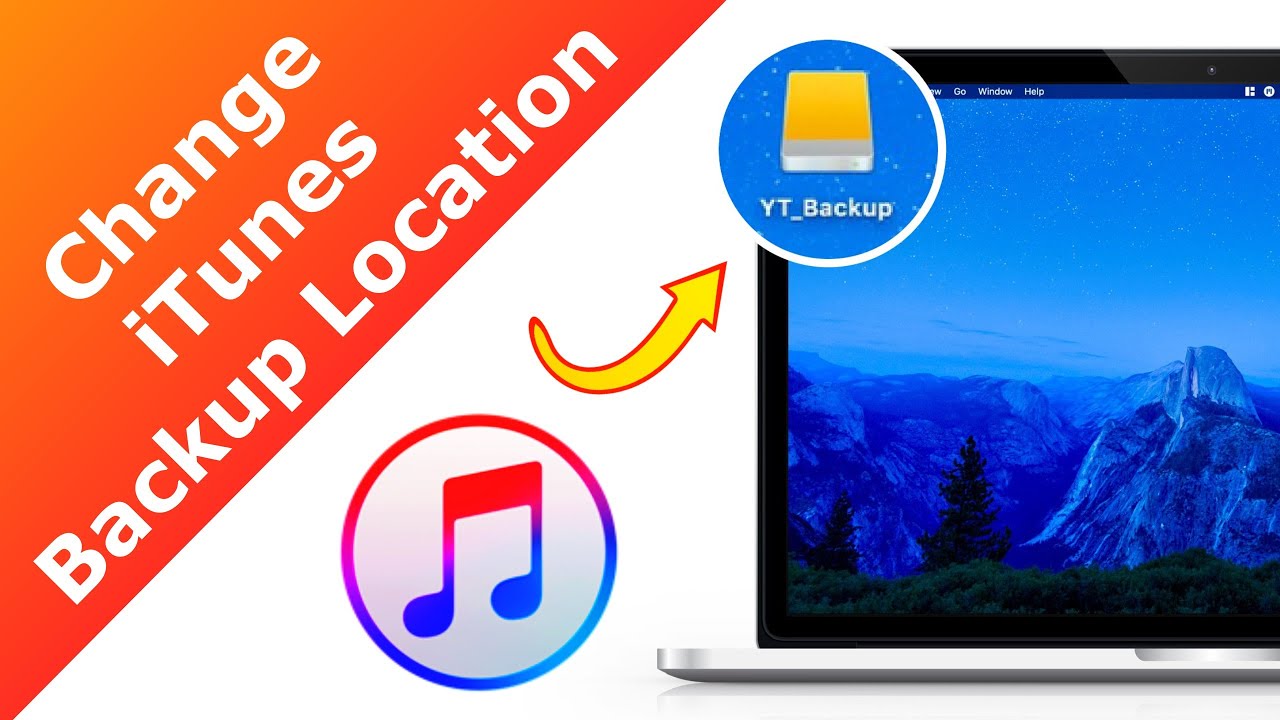 how to change itunes backup location windows store