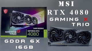 RTX 4080 MSI GAMING X TRIO 16GB GDDR 6X   UNBOX INSTALL GAME PLAY screenshot 4