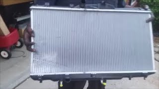 Replace A Car Radiator On A Toyota Corolla & Camry 1994 - 2016  - Part 1 -  Remove The Old Radiator