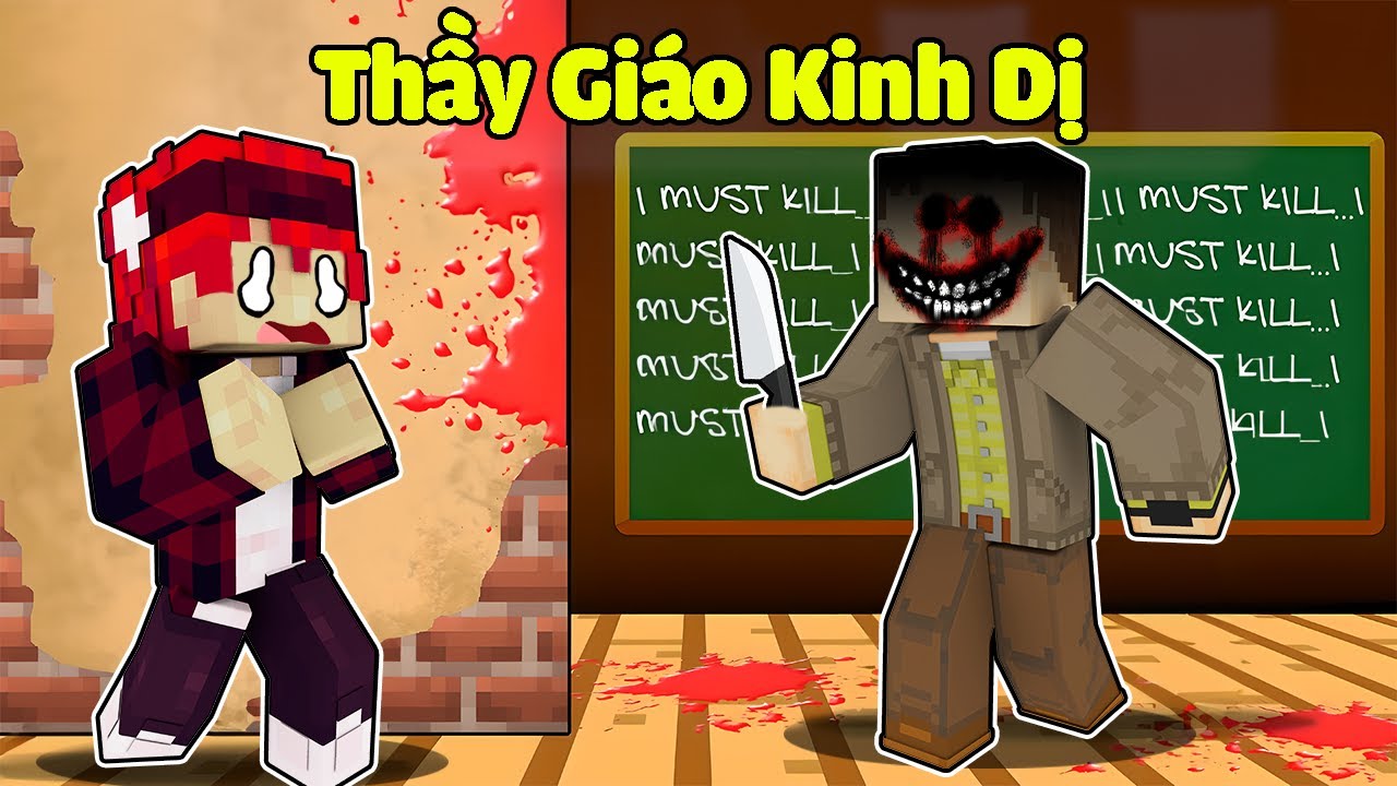 Hachi Bị Mắc Kẹt Trong Trường Học Kinh Dị Nhất Trong Minecraft