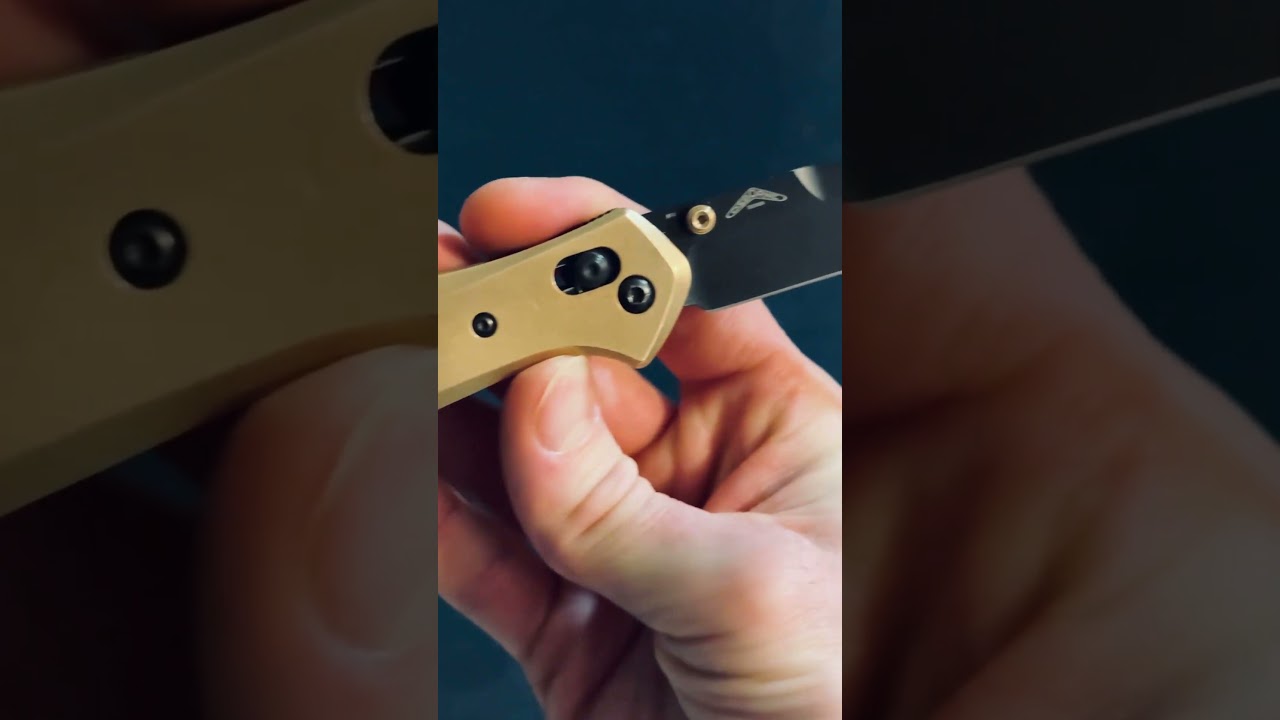 Benchmade 940 Osborne - BladeHQ Exclusive (M4) w/ Flytanium Radar Scales (Brass)