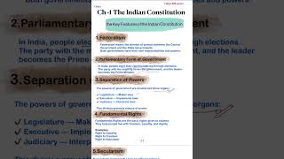 Key Features of the Indian Constitution | Class 8 Civics Chapter 1