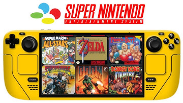 10 SNES Games Tested on Snes9x | SNES Emulation Steam Deck | SteamOS