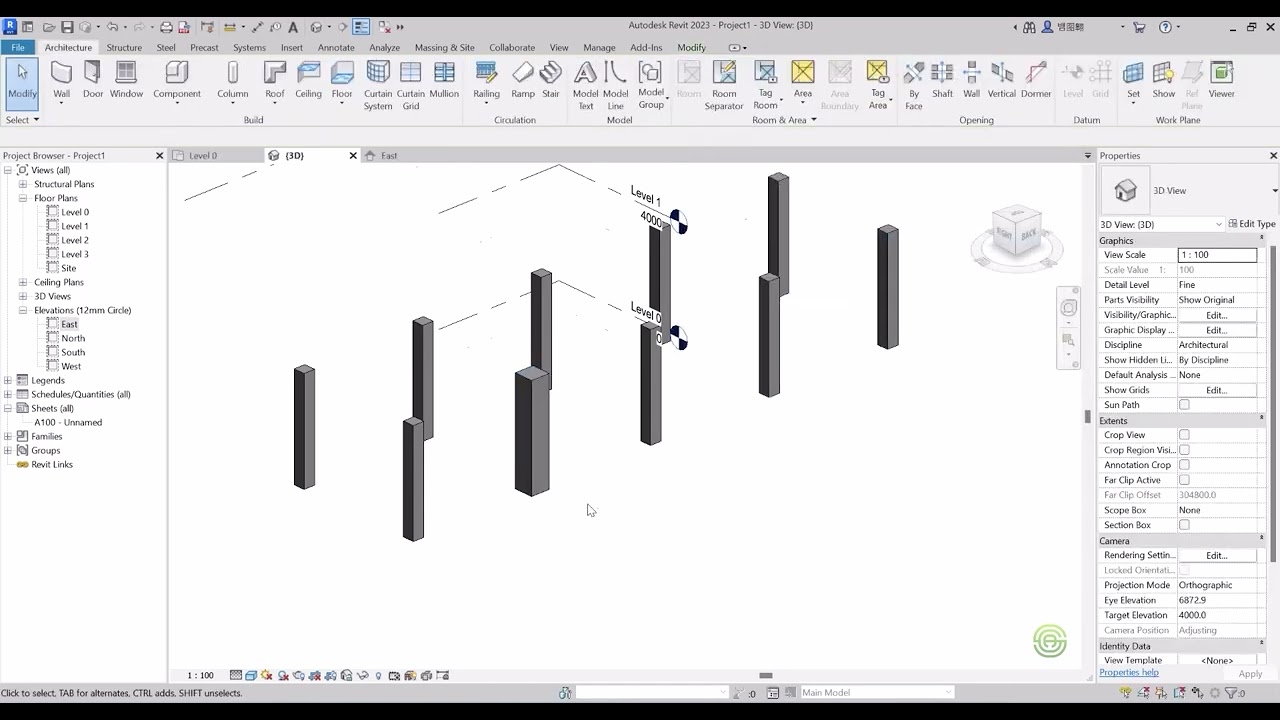 Revit Full Tutorial for Beginners | Class 9 - Learn Revit Step-by-Step | Autodesk Revit Training