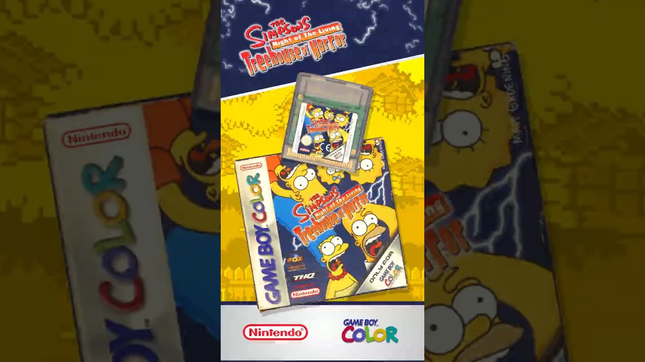 Tree House Of horror The Simpsons - Gameboy color