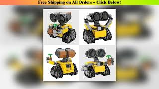 Hot Mini Walle Building Block Kit Moc Idea Technical Clic Movie Model Building Block Embly Ch