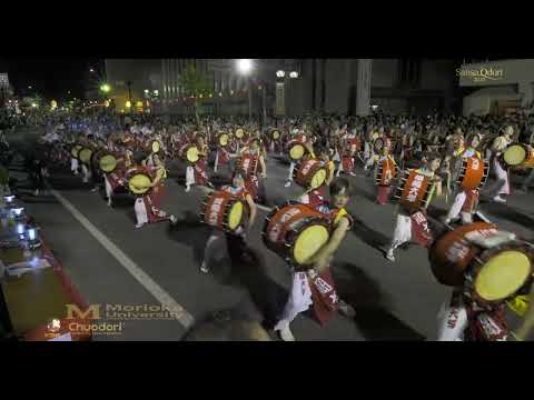 最優秀賞!  盛岡大学・盛岡大学短期大学部　 パレード 【 盛岡さんさ踊り 2025 】  August 2  #盛岡さんさ踊り ４K  HDR  #ミスさんさ集団  #ミスさんさ踊り #盛岡大学
