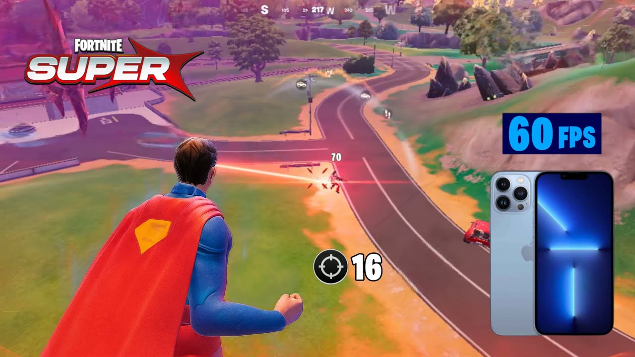 I Became Superman in Fortnite! (iPhone 13 Pro Max – 60FPS)