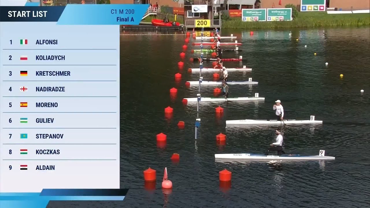 Финал A среди мужчин 200 C1 / Чемпионат мира по гребле на байдарках и каноэ 2023 года и квалифика...