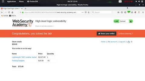 High level logic vulnerability (Video Solution) | 2020