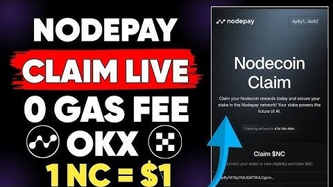 Nodepay airdrop NC token claiming process | nodepay token withdrawal in okx exchange