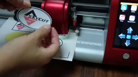 SKYCUT vinyl cutter contour cut with Flexi