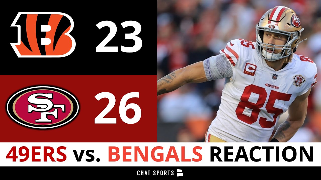 Bengals again give another game away. This time, to the San Francisco 49ers  in overtime.