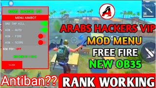 Arab Hacker VIP 2023 || Arab Hacker vip new update || Mod menu free fire