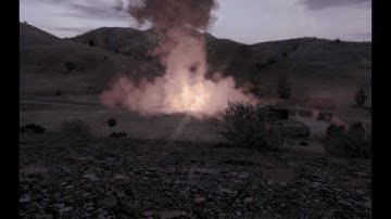 Arma 2 - 500lbs JDAM drops on the Takiban