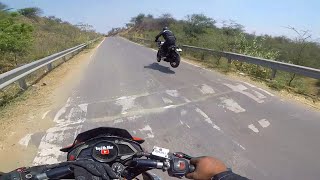 Hyper riding on Sunday Ride⚠️! NS200 Crash😭ho jati