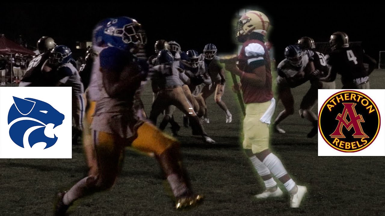 Friday Night Football Action! The Atherton Rebels vs The KCD Bearcats