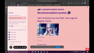 🎶 Customizable Music Recommendation System 🎶 - My Microsoft Engage'22 Project