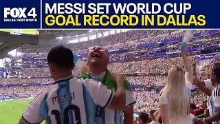أجواء استثنائية في ملعب دالاس بعد تحقيق ميسي لرقم قياسي في كأس العالم screenshot 5
