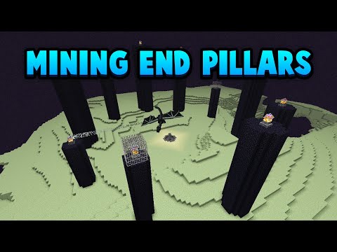 Literally Just Mining Obsidian In The End - Literally Just Mining Obsidian In The End