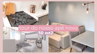 Tour pelo meu apartamento de 50mt² l O PROCESSO DE UM SONHO