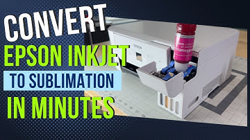 Converting an Epson Ecotank Inkjet Printer to Sublimation Printer is Easy