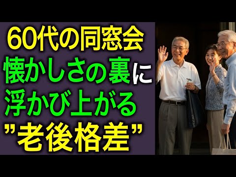 【老後格差】60代の同窓会で見えた“人生の答え合わせ”。その差は今までの積み重ねでした
