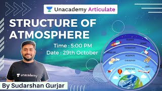 UPSC CSE 2020-21 | Physical Geography by Sudarshan Gurjar | Structure of Atmosphere