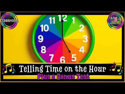 Telling Time On The Hour | Interactive Song | Magic Mini Monsters | #magicminimonsters