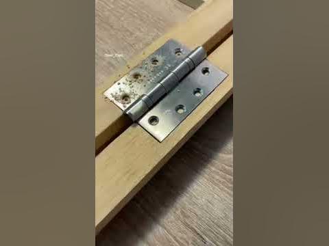 How to Fix Door Hinges - YouTube