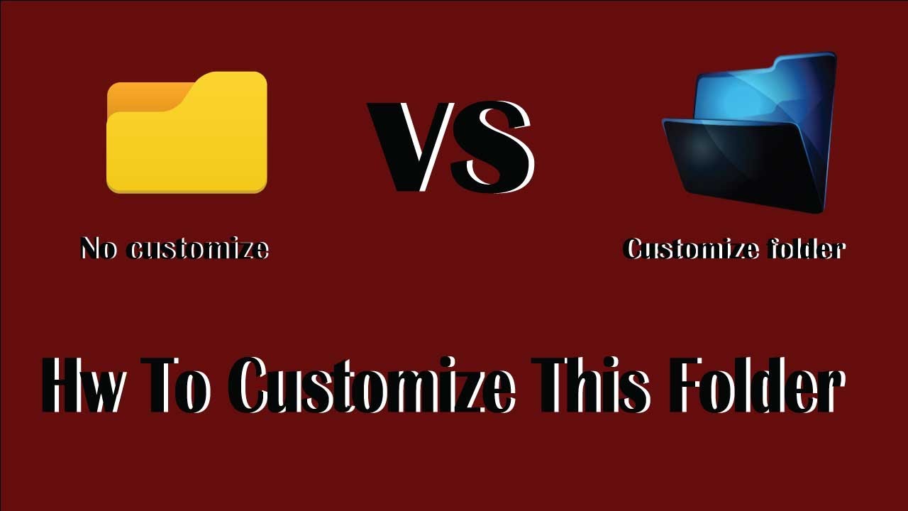 How To Customize This Any Folder In Hindi Me YouTube