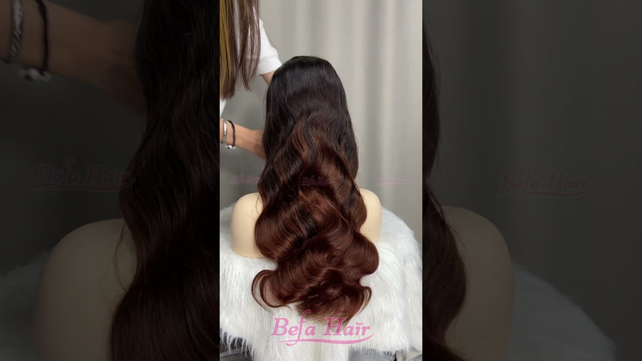 5x5 transparent lace body wave wig 