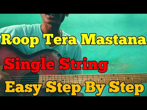 Roop Tera Mastana - SINGLE STRING Lead Guitar Lesson - YouTube