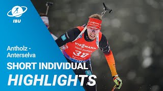 World Cup 23/24 Antholz-Anterselva: Men Short Individual Highlights