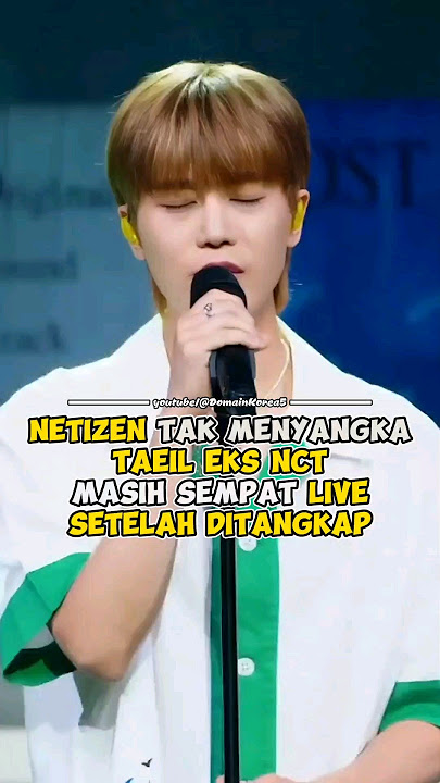 Netizen tak menyangka Taeil Eks NCT masih sempat live setelah ditangkap #kpop #shorts
