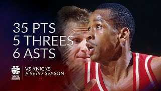 Famous Allen Iverson 35 pts 5 threes 6 asts vs Knicks 96/97 season Net Worth