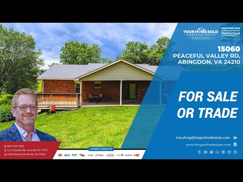 15060 Peaceful Valley Rd, Abingdon, VA home video tour