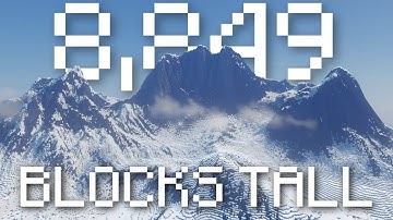 The TALLEST Mountain in the World, in Minecraft..