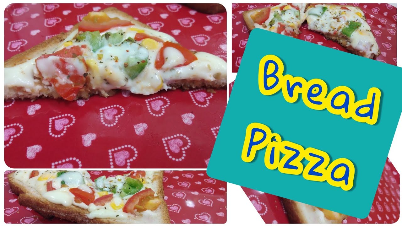 Bread Pizza On Tawa In 2 minutes Pizza Bread Recipe Praphulla