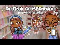 *ROTINA*COMPRANDO MATERIAL ESCOLAR📒✏️|AVATAR WORLD|