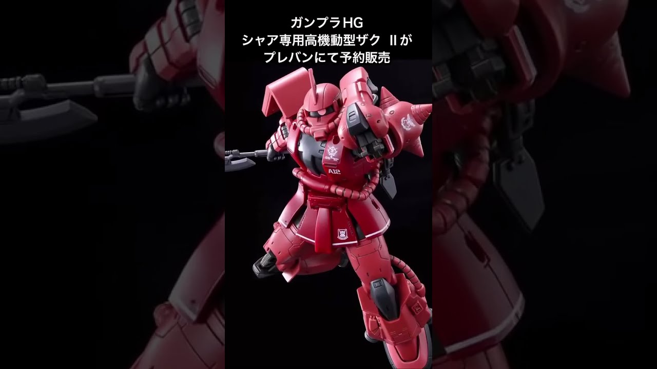 HG シャア専用高機動型ザクII レビュー - ガンプラの山を崩せ