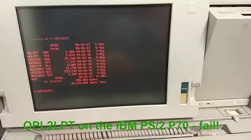 OPL2LPT fixed on the IBM PS/2 P70!