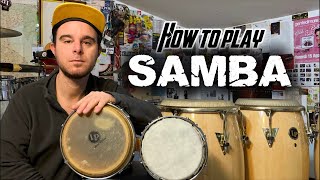 Samba Bongos for Beginners 🥁 LIVE Tutorial – Easy Groove + Variations