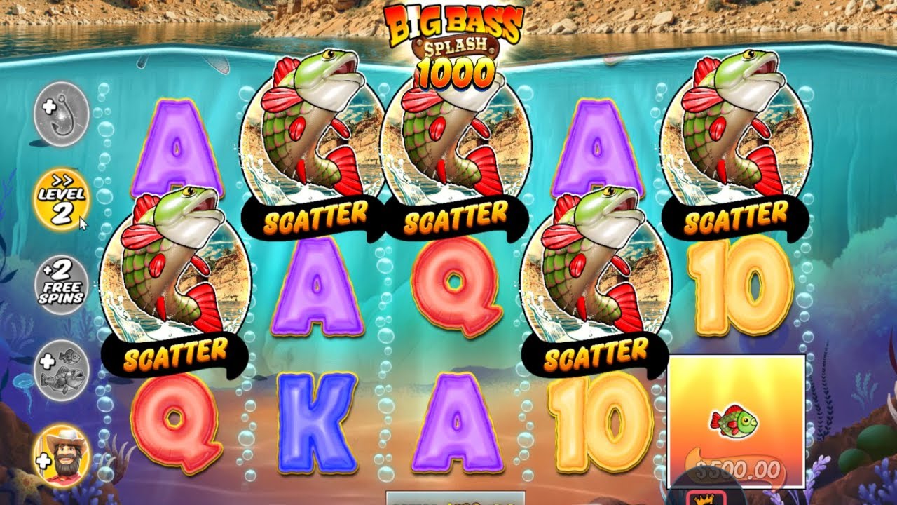 BIG BASS SPLASH 1000 20 FREE SPINS FROM LEVEL II EPIC GAMEPLAY NON STOP BONUS BUY ONLINE CASINO SLOT
